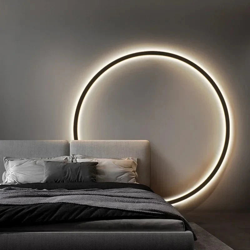 LumiRing - Minimalistyczna okrągła lampa ścienna