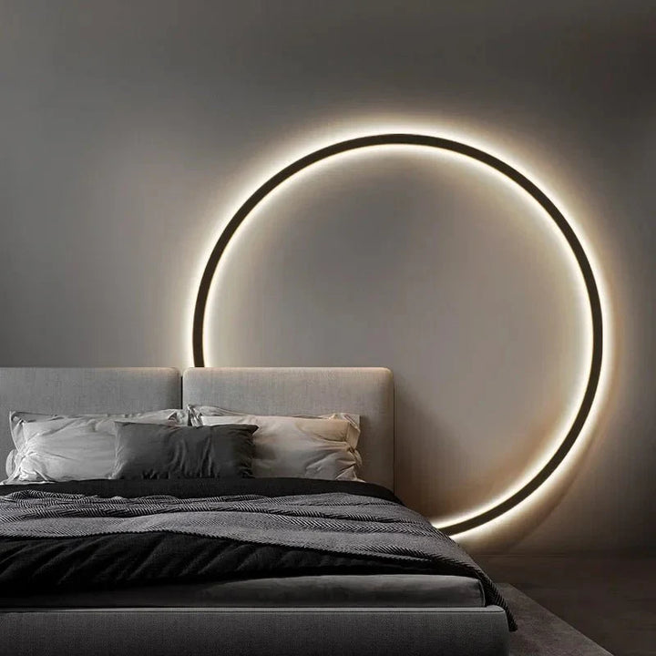 LumiRing - Minimalistyczna okrągła lampa ścienna