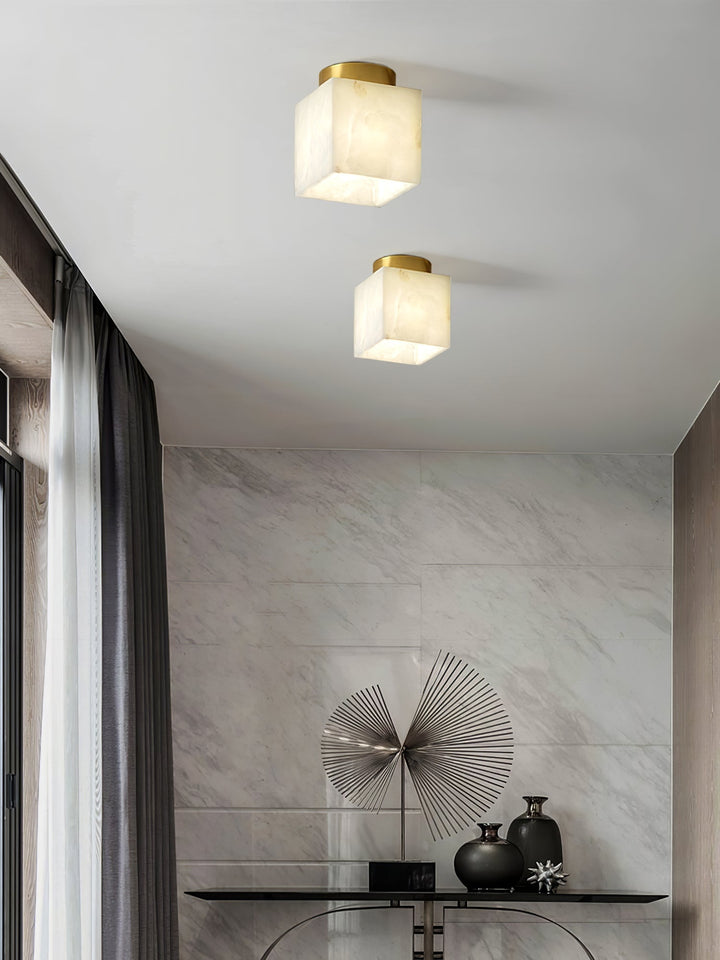 Lampa sufitowa Moon alabasten