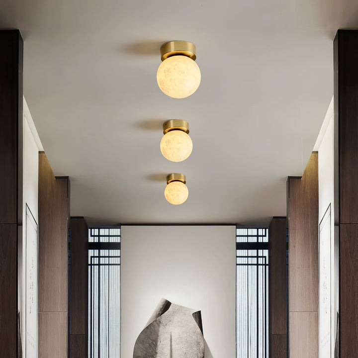 Lampa sufitowa Moon alabasten