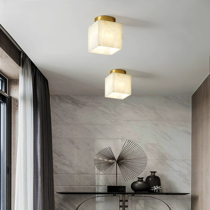 Lampa sufitowa Moon alabasten
