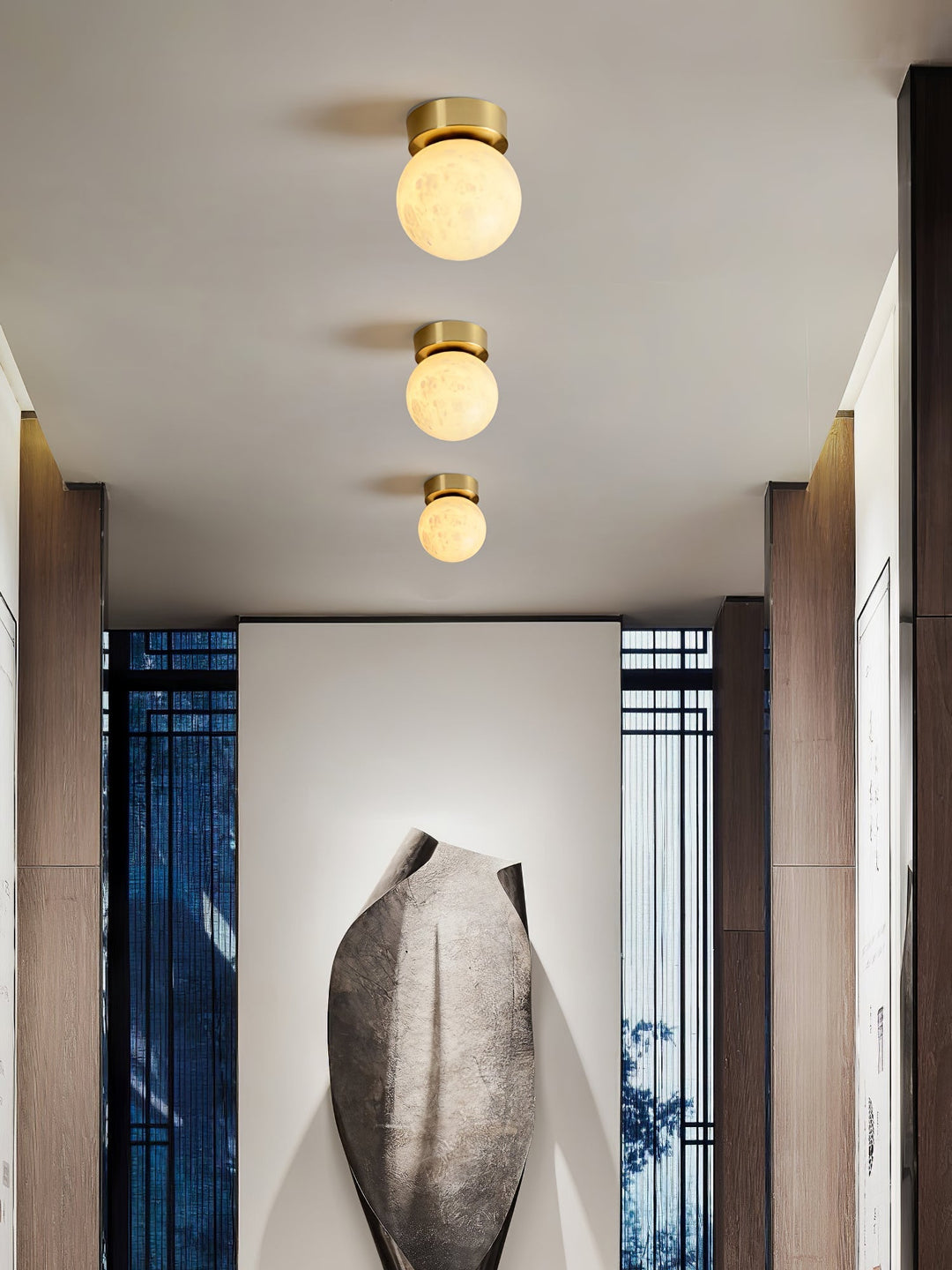 Lampa sufitowa Moon alabasten