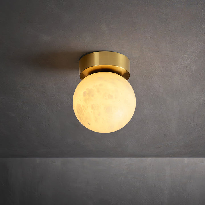 Lampa sufitowa Moon alabasten