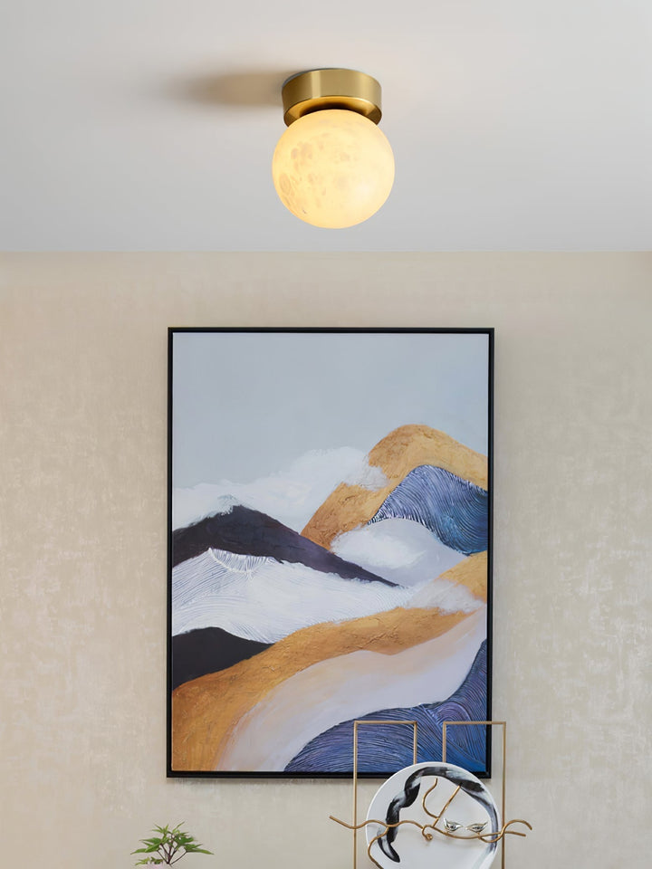 Lampa sufitowa Moon alabasten