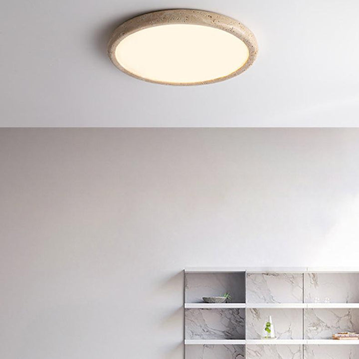 Lampa sufitowa LED z kamienia naturalnego