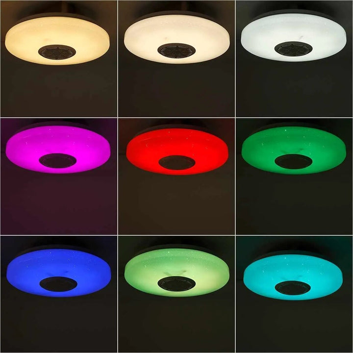 Lampa sufitowa z głośnikiem