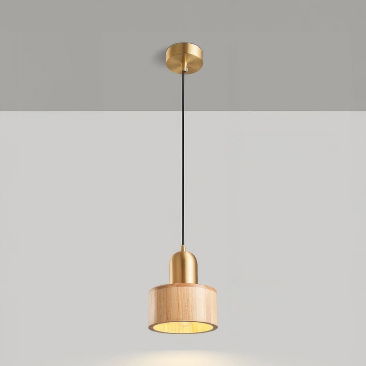 Lampa Wisząca Cylinder w Stylu Japońskim