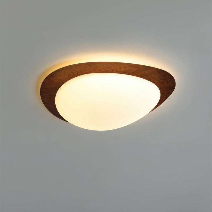 Skandynawska Lampa Sufitowa Pebble Wood Grain