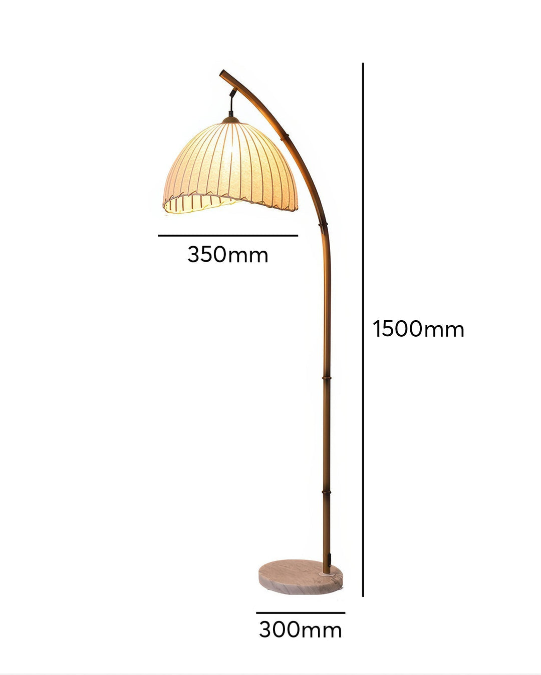 Lampa Podłogowa Zen z Bambusa Kulturalnego