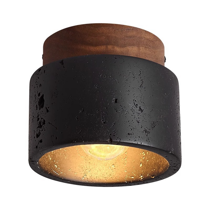 Lampa sufitowa Ascend z kamienia