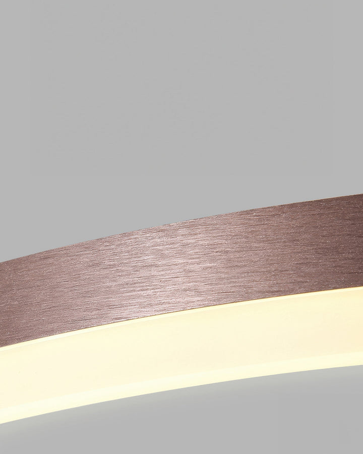 Elegancka Lampa Sufitowa w Kształcie Pierścienia