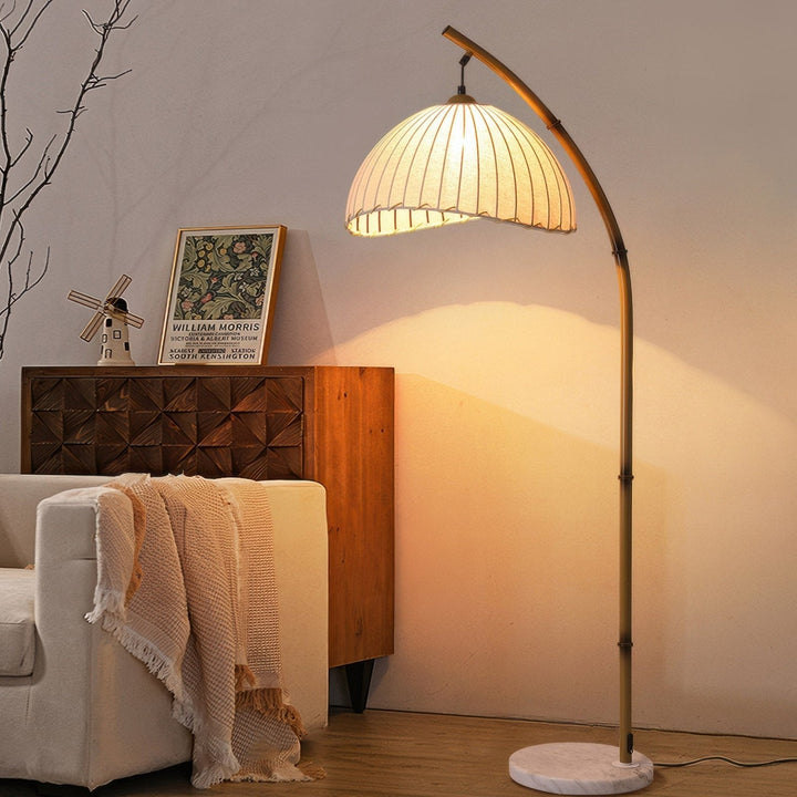 Lampa Podłogowa Zen z Bambusa Kulturalnego