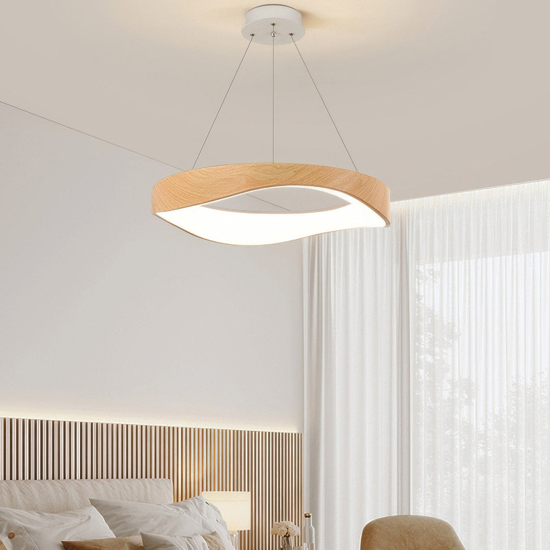 Nowoczesna Okrągła Lampa LED Wisząca do Wszechstronnej Oświetlenia Wnętrz