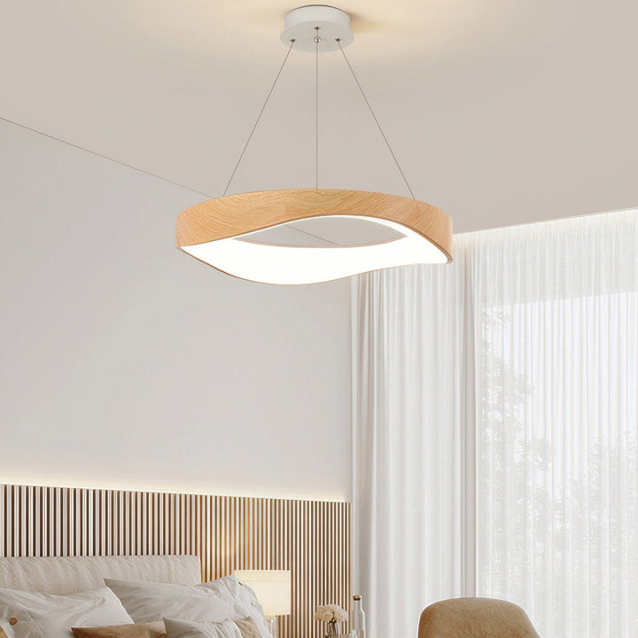 Nowoczesna Okrągła Lampa LED Wisząca do Wszechstronnej Oświetlenia Wnętrz