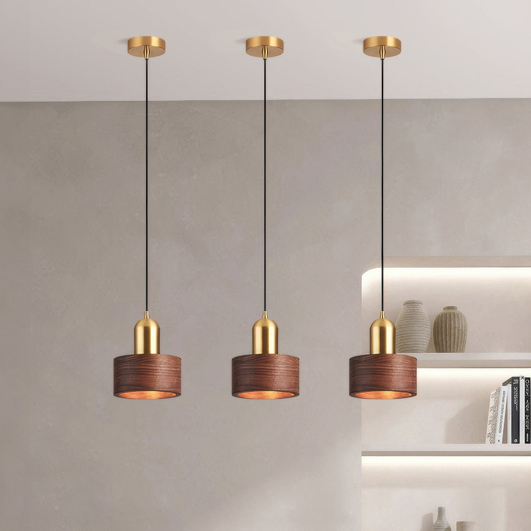 Lampa Wisząca Cylinder w Stylu Japońskim