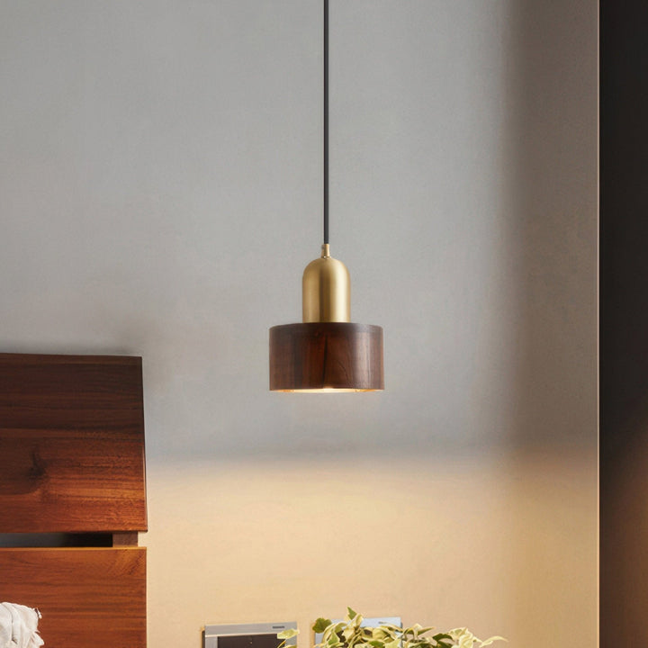 Lampa Wisząca Cylinder w Stylu Japońskim