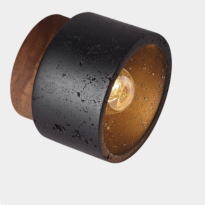Lampa sufitowa Ascend z kamienia
