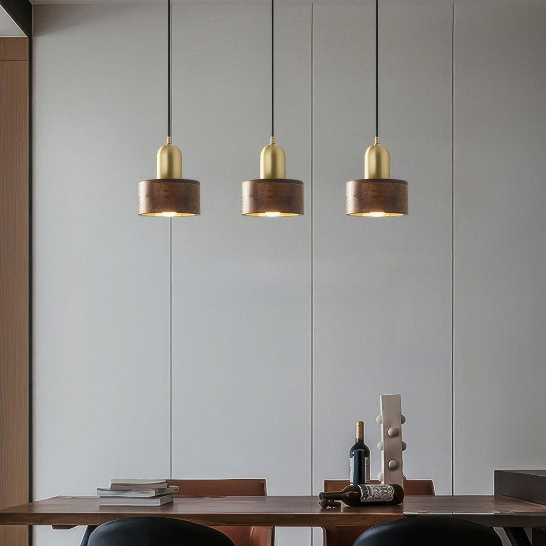 Lampa Wisząca Cylinder w Stylu Japońskim
