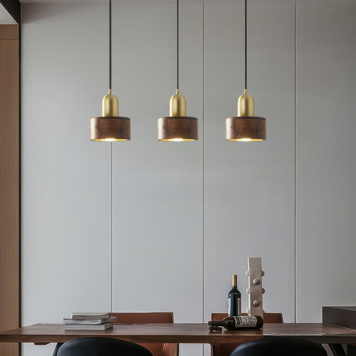 Lampa Wisząca Cylinder w Stylu Japońskim