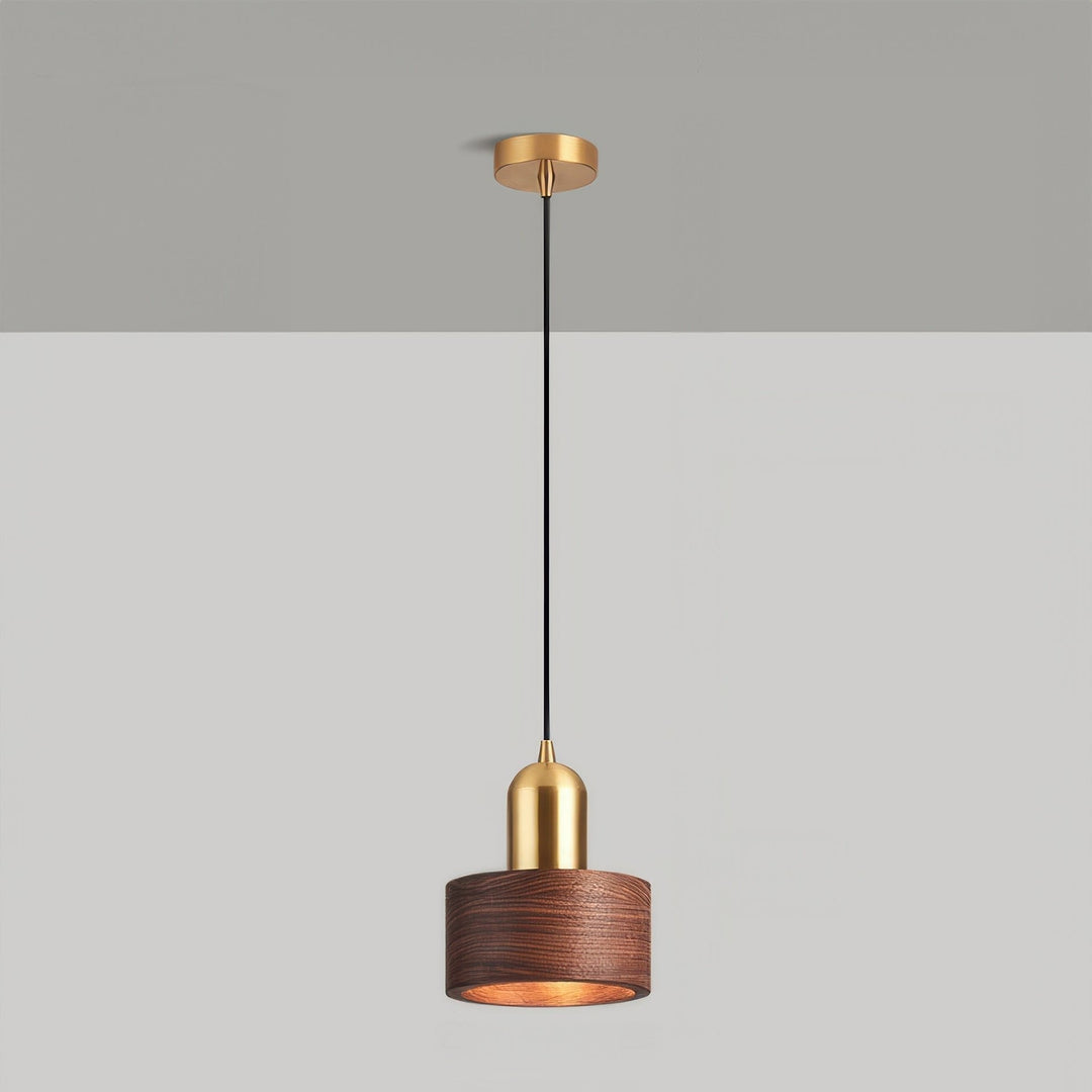 Lampa Wisząca Cylinder w Stylu Japońskim