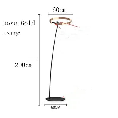 Skandynawska lampa stojąca LED