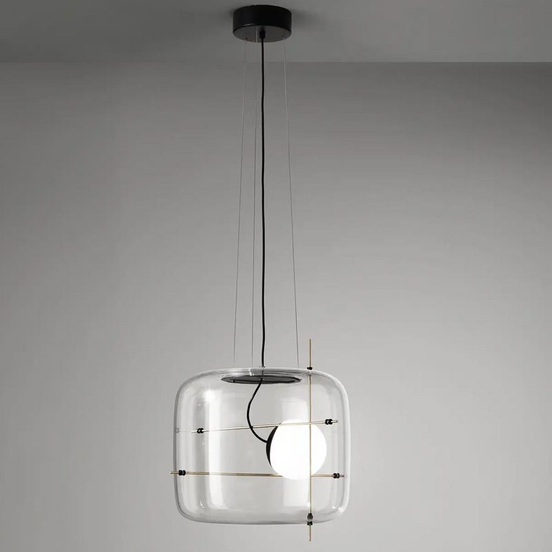 Lampa wisząca Plot ze szkła