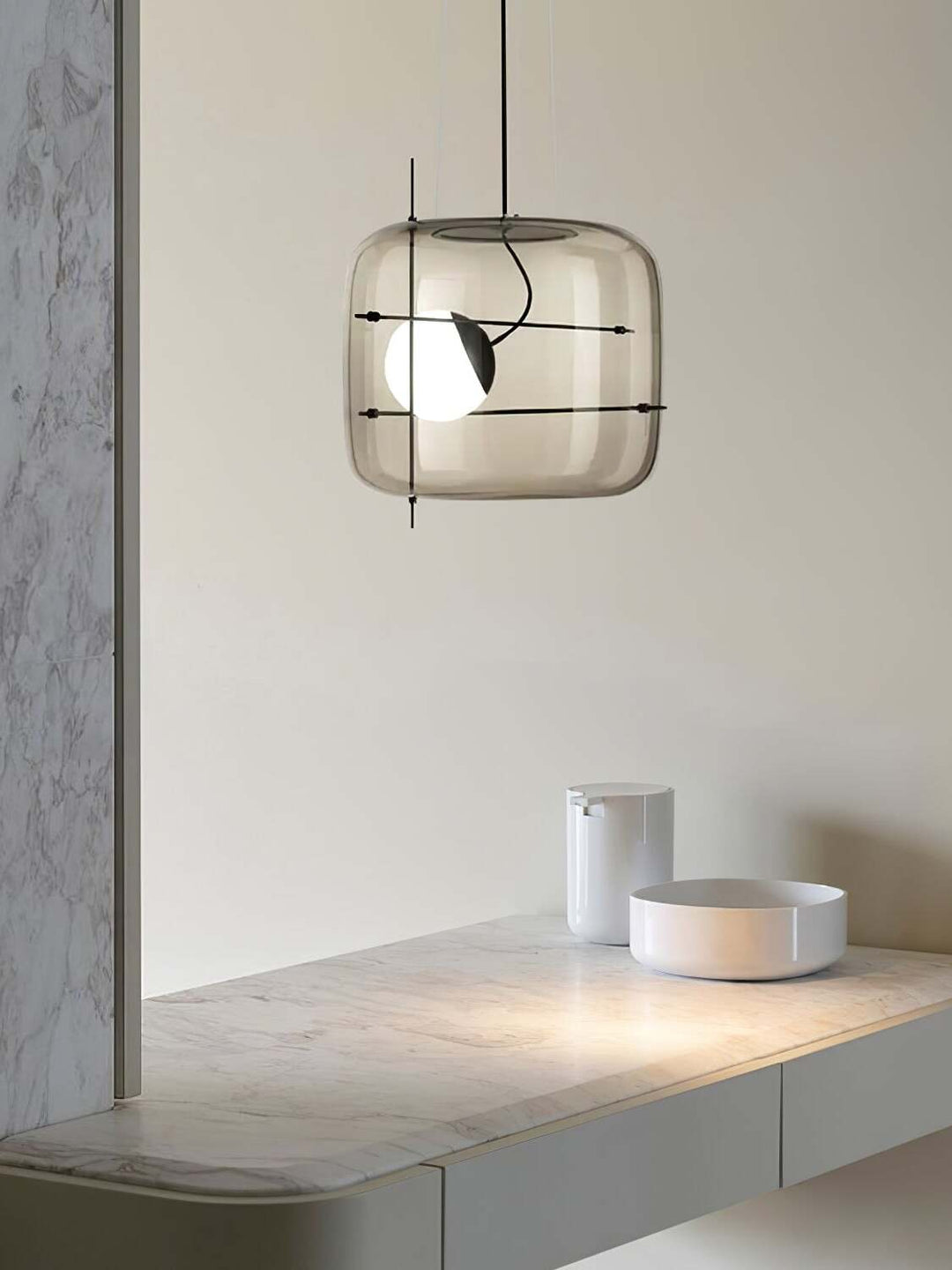 Lampa wisząca Plot ze szkła