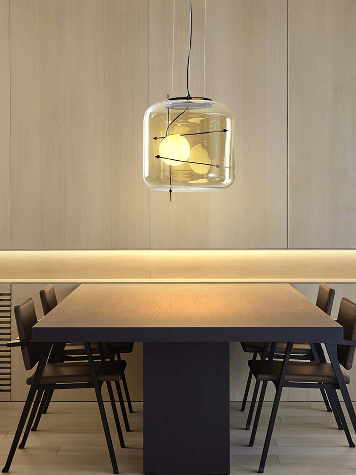 Lampa wisząca Plot ze szkła