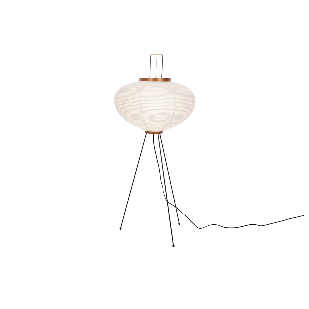 Lampa podłogowa z papieru ryżowego