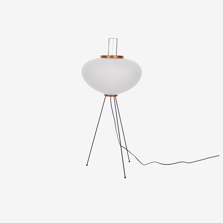 Lampa podłogowa z papieru ryżowego