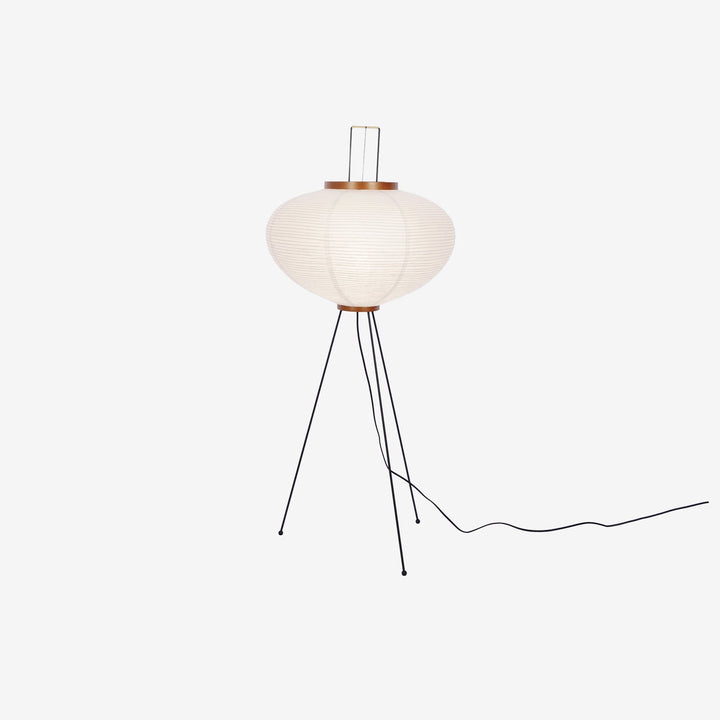 Lampa podłogowa z papieru ryżowego