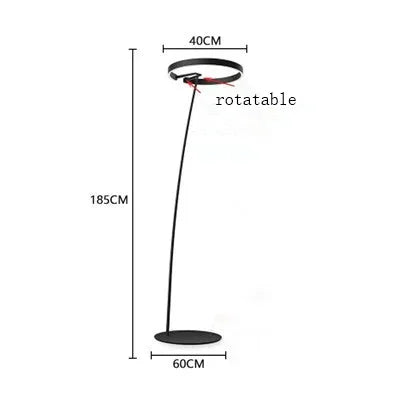Skandynawska lampa stojąca LED