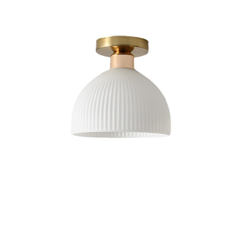 Nowoczesna Mleczna Biała Szklana Lampa sufitowa