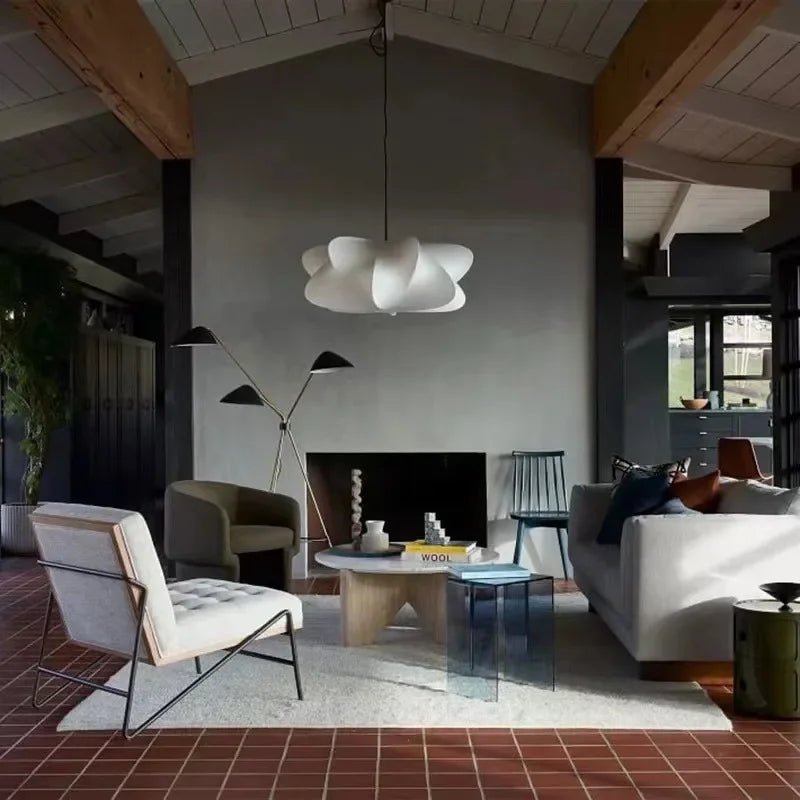 Lampa wisząca Wabi Sabi z jedwabiu Japonia