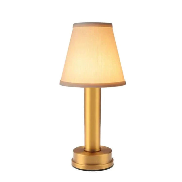 LED bezprzewodowa metalowa lampa stołowa