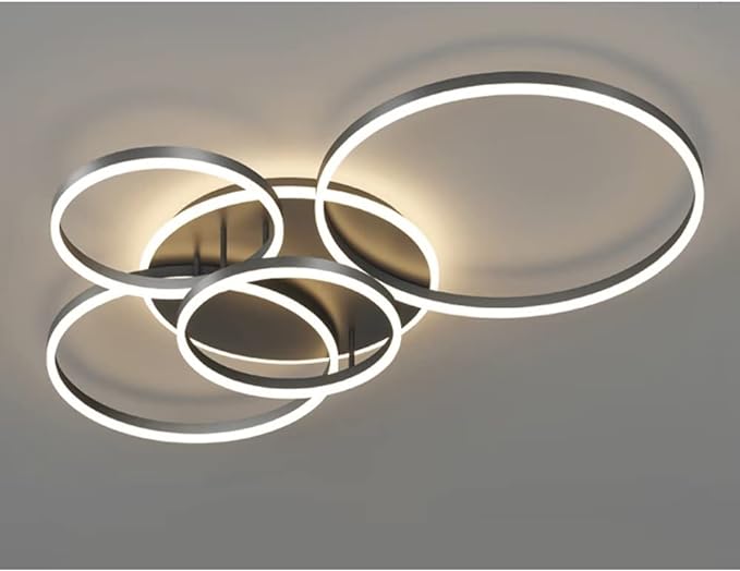 Nowoczesna Lampa sufitowa Czarna