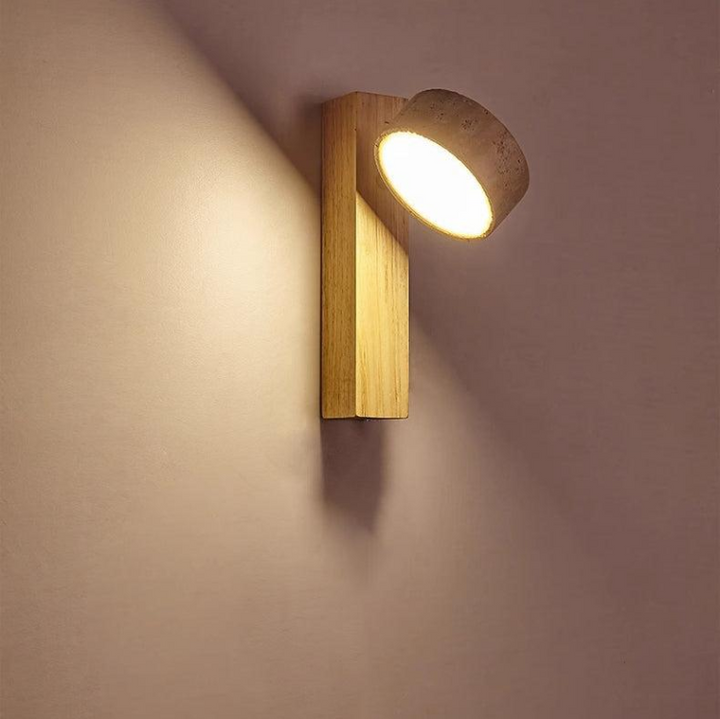 Lampa ścienna Wabi Sabi Travertyn Łamany biały