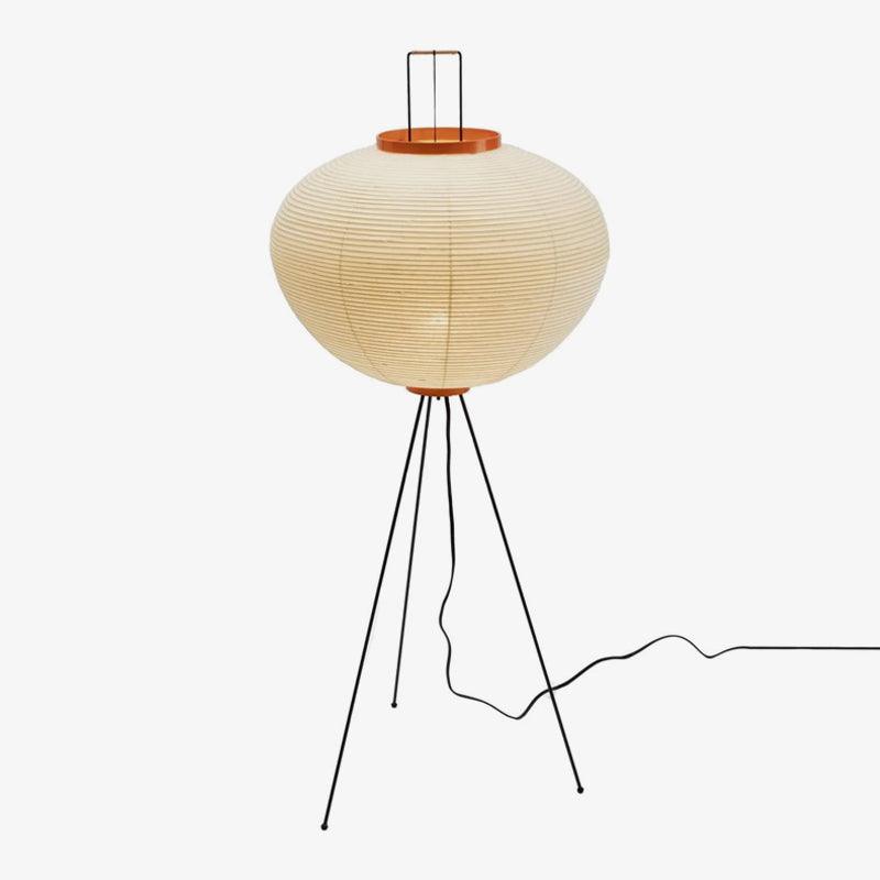 Lampa podłogowa z papieru ryżowego
