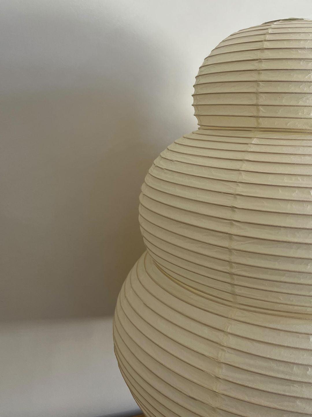 Lampa wisząca z papieru ryżowego