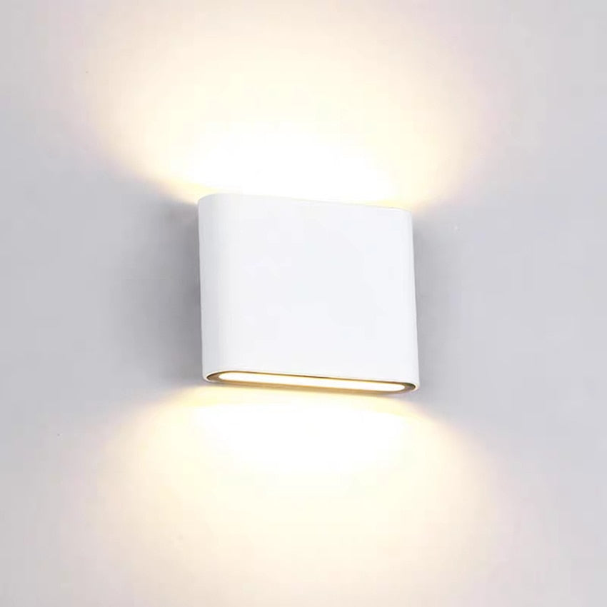 Nowoczesna Lampa Ścienna LED Wodoodporna na Zewnątrz