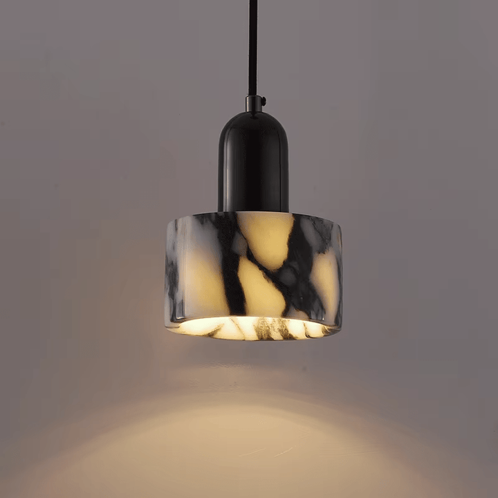 Lampa wisząca czarny marmur