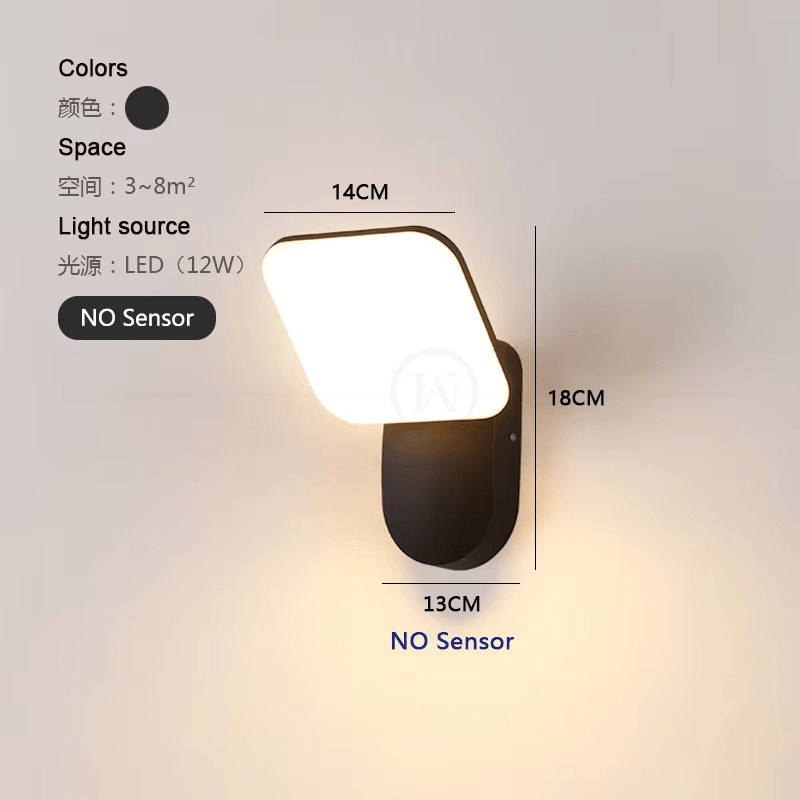 Lampa ścienna LED z czujnikiem ruchu