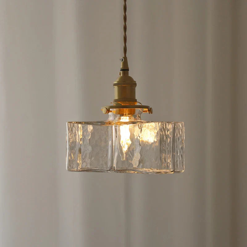 Fatima - Nowoczesna Retro Szklana Lampa Wisząca
