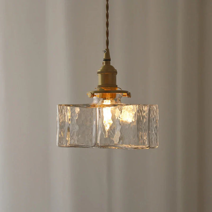 Fatima - Nowoczesna Retro Szklana Lampa Wisząca