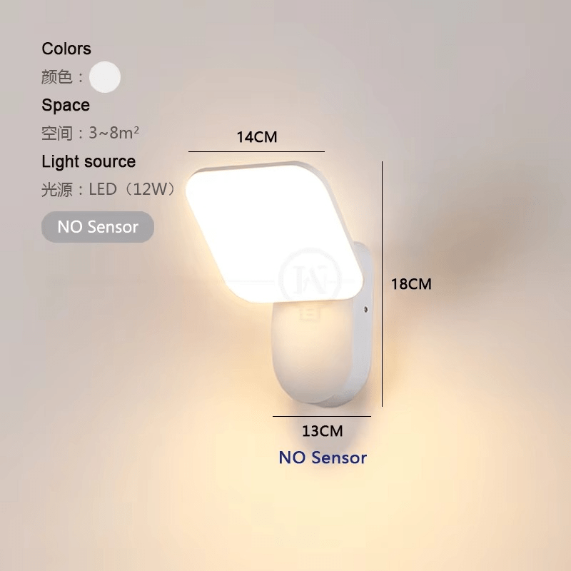 Lampa ścienna LED z czujnikiem ruchu
