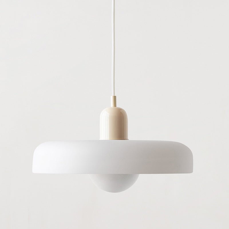 Lampa wisząca Bauhaus z kolorowego szkła