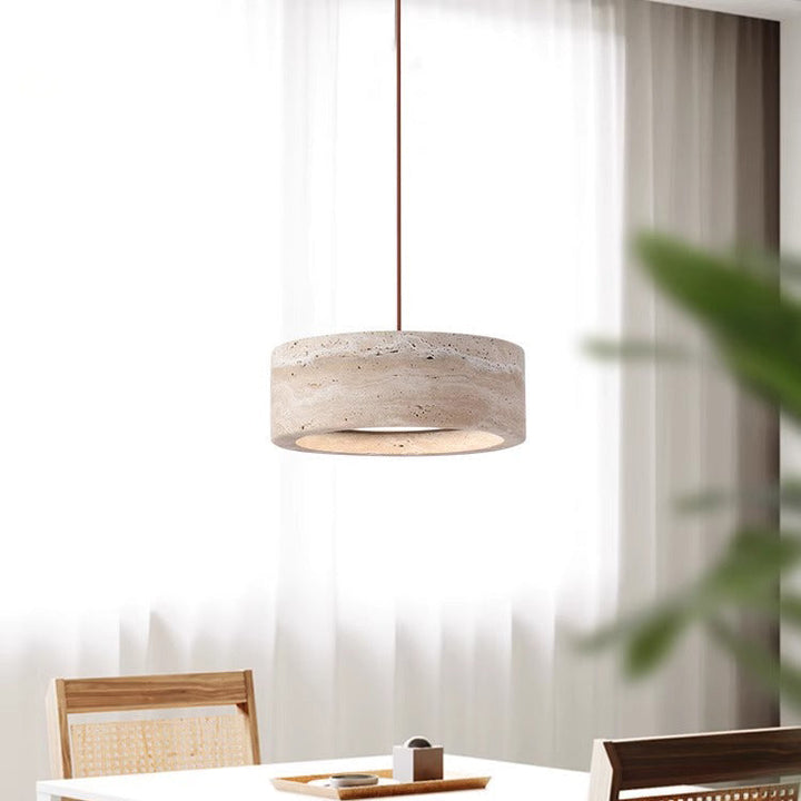 Lampa wisząca LED z kamienia