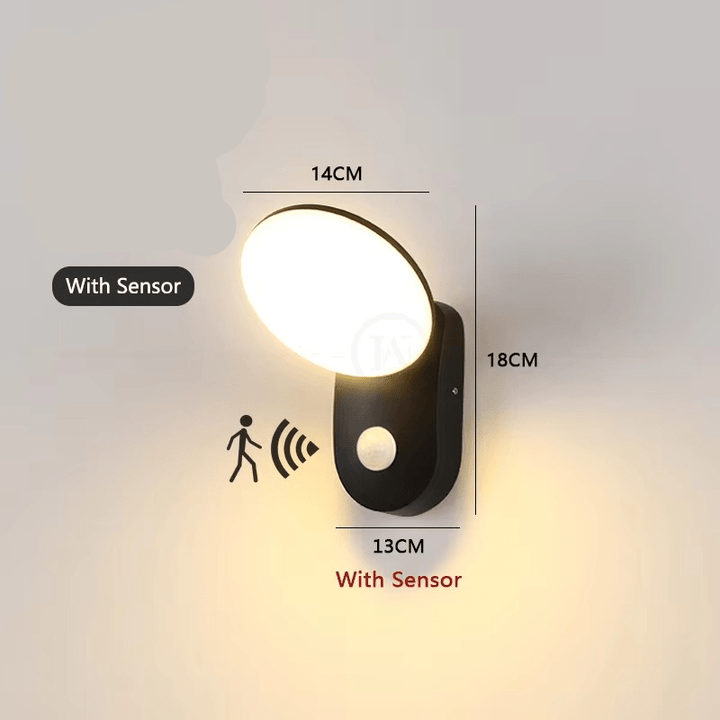 Lampa ścienna LED z czujnikiem ruchu