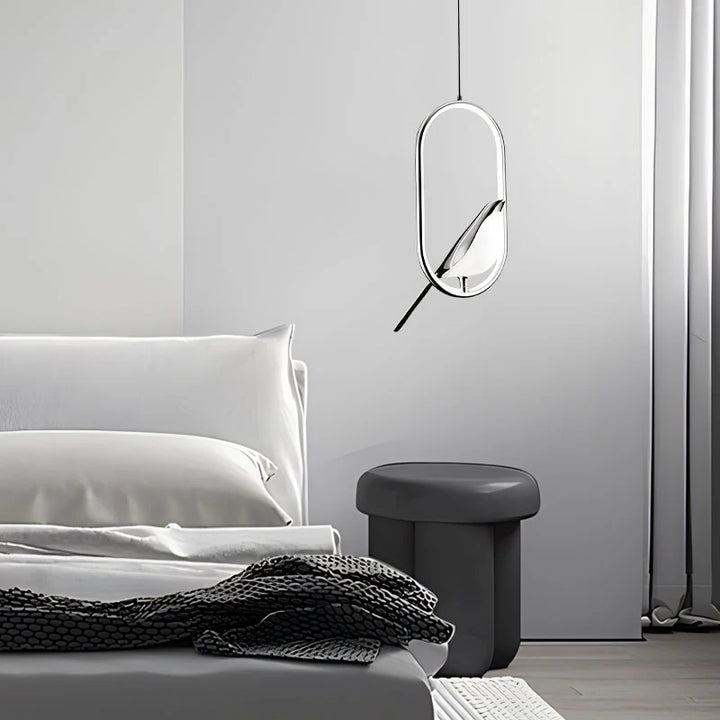 Lampa Wisząca LED Ekstrawagancka „Magpie” – Nowoczesny Design z Motywem Ptaka