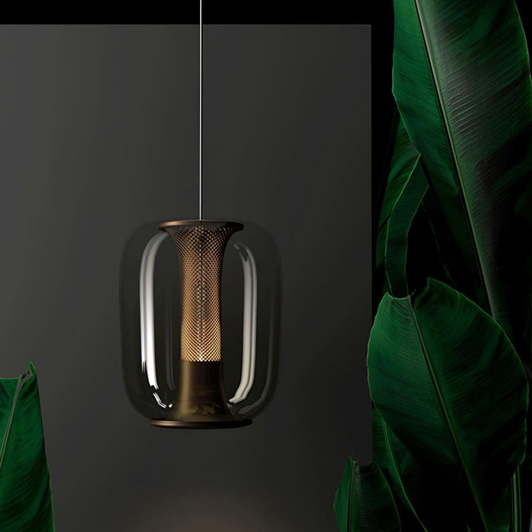 Szklane Lampy Wiszące Savannah